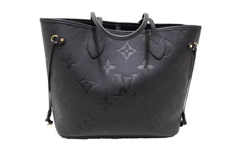 lv black leather tote|louis vuitton monogram tote.